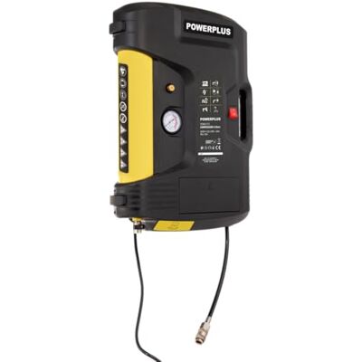 POWERPLUS Sprężarka POWX1715 – kompresor ścienny, 900 W, 2 l POWERPLUS Sprężarka POWX1715 – kompresor ścienny, 900 W, 2 l