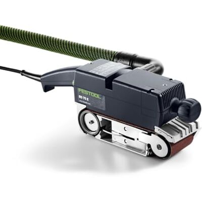 Festool Lijadora de banda BS 75 E-Plus 1010 W, taśma szlifierska 75 mm, wyposażenie stacjonarne, worek na kurz i adapter do odsysania w zestawie Festool Lijadora de banda BS 75 E-Plus 1010 W, taśma szlifierska 75 mm, wyposażenie stacjonarne, worek na kurz i adapter do odsysania w zestawie
