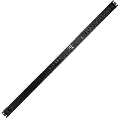 GUDE EPC 87-1210-18 20-krotne przełączane i metryczne PDU, montaż pionowy 0HE, czarny, 135 cm GUDE EPC 87-1210-18 20-krotne przełączane i metryczne PDU, montaż pionowy 0HE, czarny, 135 cm