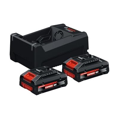 Bosch EXPERT 18V System Wysokoprądowy zestaw startowy: Akumulator EXBA18V-40 z szybką ładowarką GAL 12V/18-80 (maks. moc 2 000 W) Bosch EXPERT 18V System Wysokoprądowy zestaw startowy: Akumulator EXBA18V-40 z szybką ładowarką GAL 12V/18-80 (maks. moc 2 000 W)