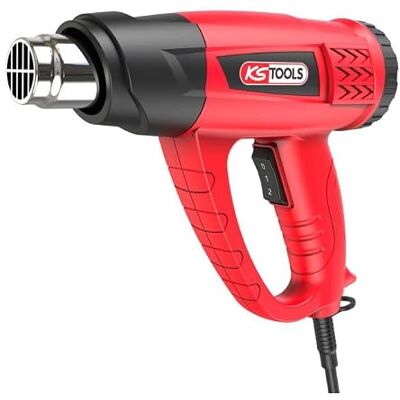 KS Tools 960.1180F opalarka cyfrowy pistolet termiczny pistolet na gorące powietrze 2000 W myjka termiczna z 4 dyszami KS Tools 960.1180F opalarka cyfrowy pistolet termiczny pistolet na gorące powietrze 2000 W myjka termiczna z 4 dyszami