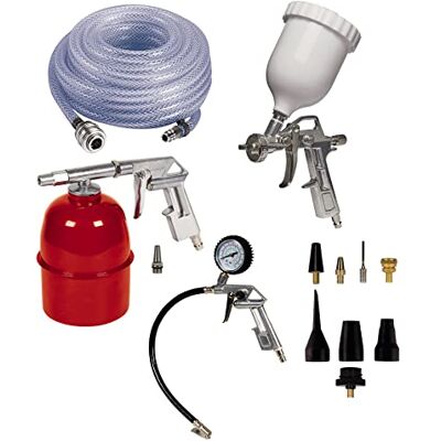 Einhell Oryginalny zestaw do sprężonego powietrza 13 szt. (akcesoria do sprężarek o ciśnieniu roboczym min. 8 bar, w tym pistolet do usuwania, do przedmuchiwania, do natryskiwania, inflator) Einhell Oryginalny zestaw do sprężonego powietrza 13 szt. (akcesoria do sprężarek o ciśnieniu roboczym min. 8 bar, w tym pistolet do usuwania, do przedmuchiwania, do natryskiwania, inflator)