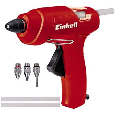 Einhell Pistolet do klejenia na gorąco TC-GG 30 (posuw mechaniczny, okienko, pałąk, w zestawie standardowa, płaska, przedłużająca, 3 sztyfty do kleju) Einhell Pistolet do klejenia na gorąco TC-GG 30 (posuw mechaniczny, okienko, pałąk, w zestawie standardowa, płaska, przedłużająca, 3 sztyfty do kleju)