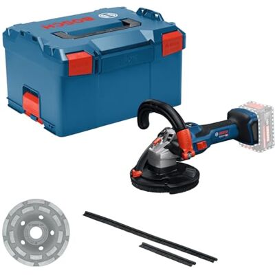 Bosch 18V System Akumulatorowa szlifierka do betonu GBR 18V-15 S (walizka L-BOXX 238, diamentowa tarcza garnkowa, klucz widełkowy, zapasowy dwuczęściowy wieniec szczotkowy) Bosch 18V System Akumulatorowa szlifierka do betonu GBR 18V-15 S (walizka L-BOXX 238, diamentowa tarcza garnkowa, klucz widełkowy, zapasowy dwuczęściowy wieniec szczotkowy)