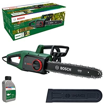 Bosch Universalchain 40 Piła, Zielony/Czarny, 41,5 x 27,4 x 21,6 cm 1800 W, waga: 4,3 kg, prędkość łańcucha: 12 m/s, z olejem do piły łańcuchowej w zestawie, w kartonie – edycja Amazon Bosch Universalchain 40 Piła, Zielony/Czarny, 41,5 x 27,4 x 21,6 cm 1800 W, waga: 4,3 kg, prędkość łańcucha: 12 m/s, z olejem do piły łańcuchowej w zestawie, w kartonie – edycja Amazon