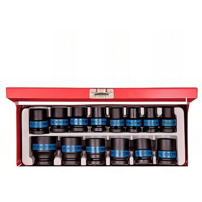 KINGTONY - 1/2in Drive - 14-piece - Zestaw nasadek - Impact Socket Set KINGTONY - 1/2in Drive - 14-piece - Zestaw nasadek - Impact Socket Set