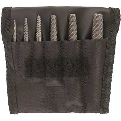 Stahlwille 900/6T zestaw wykrętaków do śrub EXTRACTOR 6-częściowy do usuwania uszkodzonych śrub M3-M22 w torbie tekstylnej Made in Germany Stahlwille 900/6T zestaw wykrętaków do śrub EXTRACTOR 6-częściowy do usuwania uszkodzonych śrub M3-M22 w torbie tekstylnej Made in Germany