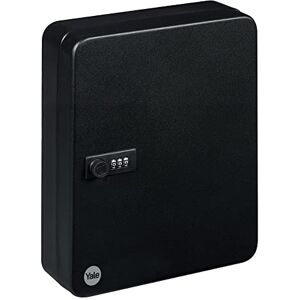 Yale YKB/540/CB2 Skrzynka na klucze, zamknięcie zamkiem szyfrowym, Wyposażona w 46 haków, Wymiary 30x24x8 cm (dł. x szer. x wys.), Czarna Yale YKB/540/CB2 Skrzynka na klucze, zamknięcie zamkiem szyfrowym, Wyposażona w 46 haków, Wymiary 30x24x8 cm (dł. x szer. x wys.), Czarna