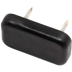 Adsamm PG-2N-BL-1830-16 PG-2N-BL-1830 16 x ślizgacz z tworzywa sztucznego z gwoździami, czarny, 18 x 30 mm Adsamm PG-2N-BL-1830-16 PG-2N-BL-1830 16 x ślizgacz z tworzywa sztucznego z gwoździami, czarny, 18 x 30 mm