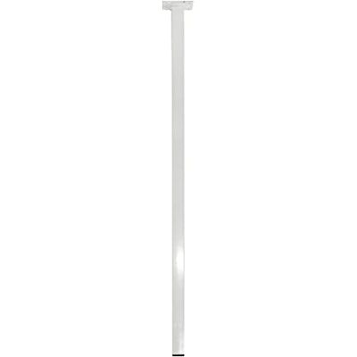 Amig Kwadratowa noga meblowa Mod. 3-25 x 25 x 600 mm ze śrubą regulacyjną 4-punktowe przykręcane Wytrzymałość do 15 kg/Noga Biała stal Amig Kwadratowa noga meblowa Mod. 3-25 x 25 x 600 mm ze śrubą regulacyjną 4-punktowe przykręcane Wytrzymałość do 15 kg/Noga Biała stal