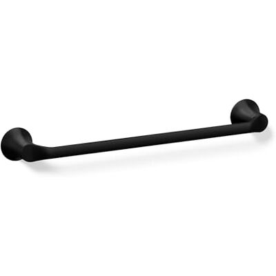 Kohler 27393-BL SIMPLICE 45 cm wieszak na ręczniki, uchwyt na ręczniki, czarny matowy Kohler 27393-BL SIMPLICE 45 cm wieszak na ręczniki, uchwyt na ręczniki, czarny matowy