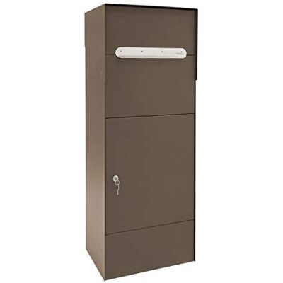 ARREGUI Multipack Base EP3108 skrzynka na listy, pojedyncza stalowa skrzynka na duże paczki, dostawa wielokrotna, 120 x 45 x 34,5 cm, kolor oksydowany ARREGUI Multipack Base EP3108 skrzynka na listy, pojedyncza stalowa skrzynka na duże paczki, dostawa wielokrotna, 120 x 45 x 34,5 cm, kolor oksydowany