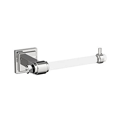 Amerock BH36061C26 Przezroczysty/chromowany uchwyt na papier toaletowy z pojedynczym słupkiem 7-1/40.6 cm (179 mm) uchwyt na chusteczki toaletowe Glacio Uchwyt na chusteczki łazienkowe Amerock BH36061C26 Przezroczysty/chromowany uchwyt na papier toaletowy z pojedynczym słupkiem 7-1/40.6 cm (179 mm) uchwyt na chusteczki toaletowe Glacio Uchwyt na chusteczki łazienkowe