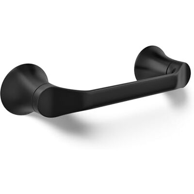 Kohler 27397-BL SIMPLICE Obrotowy uchwyt na papier toaletowy, akcesoria łazienkowe, czarny matowy Kohler 27397-BL SIMPLICE Obrotowy uchwyt na papier toaletowy, akcesoria łazienkowe, czarny matowy