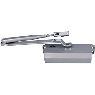 Amig Automatyczny samozamykacz do drzwi o masie maks. 40 kg i szerokości maks. 85 cm z uchwytem Ze srebra aluminiowego Zapobiega wypadkom z uchwytem lub przeciągami Zawiera śruby Amig Automatyczny samozamykacz do drzwi o masie maks. 40 kg i szerokości maks. 85 cm z uchwytem Ze srebra aluminiowego Zapobiega wypadkom z uchwytem lub przeciągami Zawiera śruby