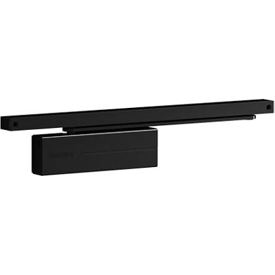 tesa DC175 samozamykacz, EN 3/4, do 80 kg, ramię ślizgowe, Czarny RAL 9005, montaż nawierzchniowy, regulowana prędkość i domknięcie tesa DC175 samozamykacz, EN 3/4, do 80 kg, ramię ślizgowe, Czarny RAL 9005, montaż nawierzchniowy, regulowana prędkość i domknięcie