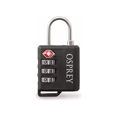 10004998 Osprey Padlock Black O/S 10004998 Osprey Padlock Black O/S