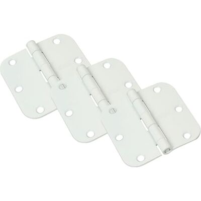 National Hardware NATIONAL MFG/SPECTRUM BRANDS HHI N830-337 zawias drzwiowy, 9,5 cm, biały, 3-pak National Hardware NATIONAL MFG/SPECTRUM BRANDS HHI N830-337 zawias drzwiowy, 9,5 cm, biały, 3-pak