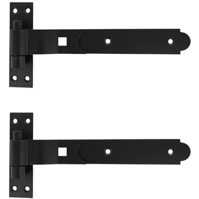 Merriway BH06851 zawiasy do bramy wytrzymały haczyk i pasek korbowany na szyję czarny 300 mm opakowanie 2 (12 cali) (30 cm) Merriway BH06851 zawiasy do bramy wytrzymały haczyk i pasek korbowany na szyję czarny 300 mm opakowanie 2 (12 cali) (30 cm)