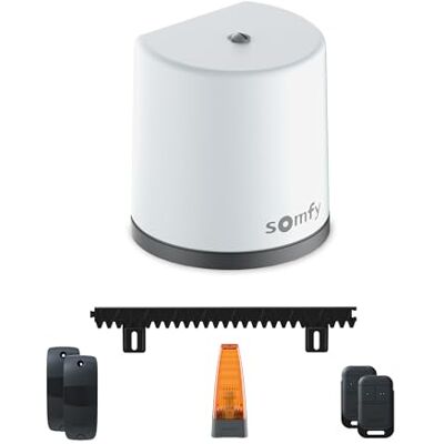 Somfy 1246277 Freevia Essential Motor do bramy przesuwnej W zestawie z 2 pilotami Keypop RTS, migającym światłem, ogniwami i listwą zębatkową 4m Kompatybilna z aplikacją TaHoma Somfy 1246277 Freevia Essential Motor do bramy przesuwnej W zestawie z 2 pilotami Keypop RTS, migającym światłem, ogniwami i listwą zębatkową 4m Kompatybilna z aplikacją TaHoma