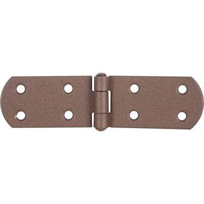 Alberts 821982 Zawias do skrzyń DURAVIS® z nitowanym trzpieniem rdzawobrązowy, powłoka duplex rozmiar 135 x 35 x 2 mm zestaw 20 szt. Alberts 821982 Zawias do skrzyń DURAVIS® z nitowanym trzpieniem rdzawobrązowy, powłoka duplex rozmiar 135 x 35 x 2 mm zestaw 20 szt.