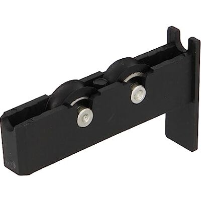 Amig Łożysko przesuwne Zestaw 2 sztuk Rozmiar 56 x 14 mm 2 koła Obudowa nylonowa z łożyskami kulkowymi Zaprojektowany do okien przesuwnych Kolor czarny Amig Łożysko przesuwne Zestaw 2 sztuk Rozmiar 56 x 14 mm 2 koła Obudowa nylonowa z łożyskami kulkowymi Zaprojektowany do okien przesuwnych Kolor czarny