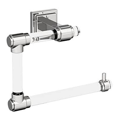 Amerock Pierścień na ręczniki 138 mm przezroczysty/chromowany uchwyt na ręczniki akcesoria łazienkowe akcesoria łazienkowe Amerock Pierścień na ręczniki 138 mm przezroczysty/chromowany uchwyt na ręczniki akcesoria łazienkowe akcesoria łazienkowe