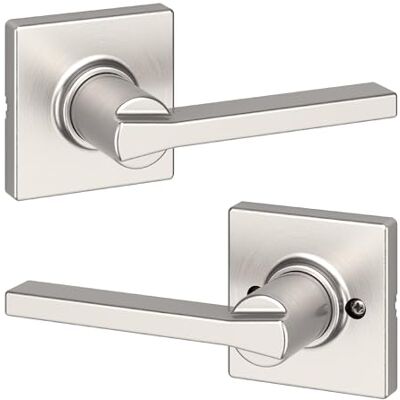 Kwikset 92001-601 Casey Passage Lever, Satin Nickel Kwikset 92001-601 Casey Passage Lever, Satin Nickel