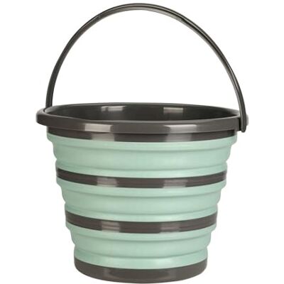 WELL HOME MOBILIARIO & DECORACIÓN Well Home Składane wiadro 10l jasnozielone WELL HOME MOBILIARIO & DECORACIÓN Well Home Składane wiadro 10l jasnozielone