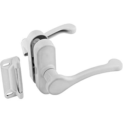 National Hardware Screen & Storm Door Lever Latch, White -N262-196 National Hardware Screen & Storm Door Lever Latch, White -N262-196