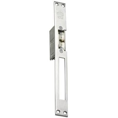 Amig Elektryczny otwieracz do drzwi wpuszczanych do drzwi Mod.51-250 x 22 x 3 mm Natężenie prądu: 1,1 A Zawiera szpulę prądu zmiennego 8-12 V Zamek do portalu, sklepu lub biura Amig Elektryczny otwieracz do drzwi wpuszczanych do drzwi Mod.51-250 x 22 x 3 mm Natężenie prądu: 1,1 A Zawiera szpulę prądu zmiennego 8-12 V Zamek do portalu, sklepu lub biura
