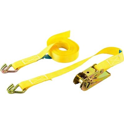 Kippen 1198DX pas mocujący z napinaczem zapadkowym i hakami, wymiary: 5 mt x 25 mm Kippen 1198DX pas mocujący z napinaczem zapadkowym i hakami, wymiary: 5 mt x 25 mm