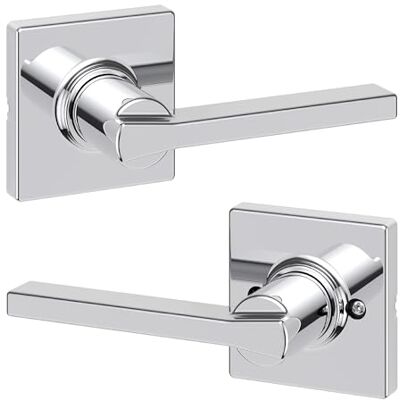 Kwikset 92001-605 Dźwignia przejścia Casey, polerowany chrom Kwikset 92001-605 Dźwignia przejścia Casey, polerowany chrom