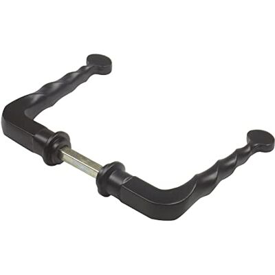 Amig Zestaw 2 ozdobnych uchwytów do Anulowanie, Ogrodzenia lub Drzwi Ogrodowe Mod.101SP Rozeta Ø19 mm Strzelec 114 mm Kwadratowy 8 mm Typ kucia Z Zamak Wykończone w kolorze czarnym Amig Zestaw 2 ozdobnych uchwytów do Anulowanie, Ogrodzenia lub Drzwi Ogrodowe Mod.101SP Rozeta Ø19 mm Strzelec 114 mm Kwadratowy 8 mm Typ kucia Z Zamak Wykończone w kolorze czarnym