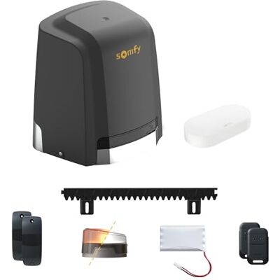 Somfy 1246286 Podłączony napęd Slidymoove 600 do bramy przesuwnej, łatwy w montażu napęd bramy przesuwnej, brama do 8 m, kompatybilna z Alexa, Google Home, wyprodukowano we Francji Somfy 1246286 Podłączony napęd Slidymoove 600 do bramy przesuwnej, łatwy w montażu napęd bramy przesuwnej, brama do 8 m, kompatybilna z Alexa, Google Home, wyprodukowano we Francji