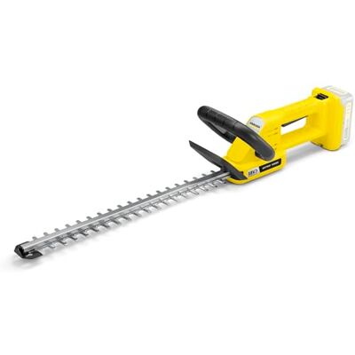 Kärcher akumulatorowe nożyce do żywopłotu HGE 2-18, długość cięcia: 45 cm, ostrze diamentowe, uchwyt obrotowy, naprężenia do ładowania 210-420 m², do użytku z akumulatorem 18 V (z wyłączeniem) Kärcher akumulatorowe nożyce do żywopłotu HGE 2-18, długość cięcia: 45 cm, ostrze diamentowe, uchwyt obrotowy, naprężenia do ładowania 210-420 m², do użytku z akumulatorem 18 V (z wyłączeniem)