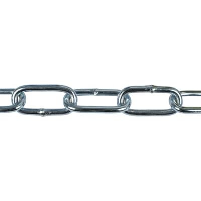 Corderie Italiane 006007838 łańcuch spawany genuetycznie, długi ocynkowany elektrolit, 3 x 26 x 6 mm, 3 m Corderie Italiane 006007838 łańcuch spawany genuetycznie, długi ocynkowany elektrolit, 3 x 26 x 6 mm, 3 m