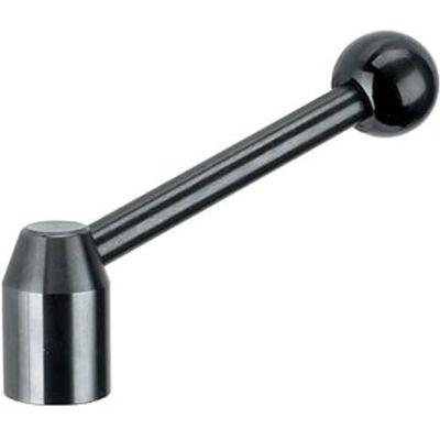 HALDER 24430.0042 dźwignia zaciskowa/z gwintem wewnętrznym, czarna, d1=28 mm / d2=M12 / stal HALDER 24430.0042 dźwignia zaciskowa/z gwintem wewnętrznym, czarna, d1=28 mm / d2=M12 / stal