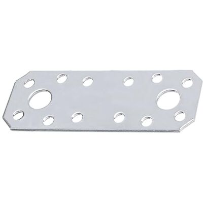 Alberts 839024 płaskie złącze, srebrne Alberts 839024 płaskie złącze, srebrne