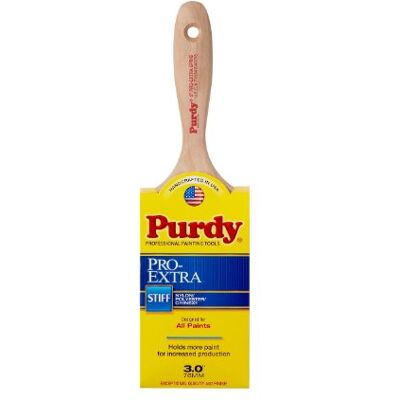 Purdy Pro-Extra Sprig Nylon/Poliester/Chinex Szczotka wykończeniowa, mieszane włókna, wielokolorowa, 7,6 cm Purdy Pro-Extra Sprig Nylon/Poliester/Chinex Szczotka wykończeniowa, mieszane włókna, wielokolorowa, 7,6 cm