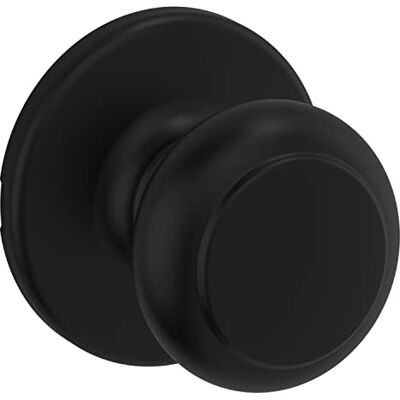 Kwikset 92001-604 Gałka drzwiowa, matowa czerń, przejście Kwikset 92001-604 Gałka drzwiowa, matowa czerń, przejście
