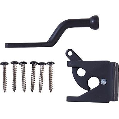 National Hardware N109-020 V1261 automatyczny zatrzask bramy w kolorze matowej czerni National Hardware N109-020 V1261 automatyczny zatrzask bramy w kolorze matowej czerni