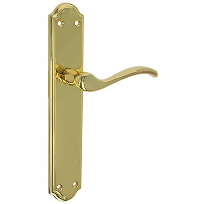 Amig Zestaw klamek do drzwi wyprodukowano z Zamak Wymiary: 242 x 44 mm Idealny do drzwi wewnętrznych z wygodnym, eleganckim i ponadczasowym uchwytem Kolor: złoty Amig Zestaw klamek do drzwi wyprodukowano z Zamak Wymiary: 242 x 44 mm Idealny do drzwi wewnętrznych z wygodnym, eleganckim i ponadczasowym uchwytem Kolor: złoty