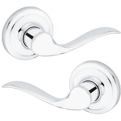 Kwikset Dźwignia holu/szafy Tustin z polerowanego chromu Kwikset Dźwignia holu/szafy Tustin z polerowanego chromu