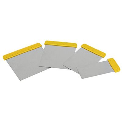 Cofan Gra 4 -Satula Produkowane ze stali nierdzewnej Miary 6, 8, 10 i 12 cm Dla malarza lub kapitalizacji Cofan Gra 4 -Satula Produkowane ze stali nierdzewnej Miary 6, 8, 10 i 12 cm Dla malarza lub kapitalizacji