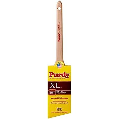 Purdy 144080325 XL Dale Nylon/poliestrowa szczotka kątowa szarfa, wielokolorowa, 2-1/5.1 cm Purdy 144080325 XL Dale Nylon/poliestrowa szczotka kątowa szarfa, wielokolorowa, 2-1/5.1 cm