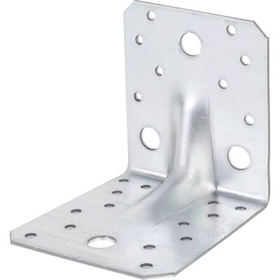 Alberts 846626 łącznik kątowy do dużych obciążeń, z rowkiem, srebrny Alberts 846626 łącznik kątowy do dużych obciążeń, z rowkiem, srebrny
