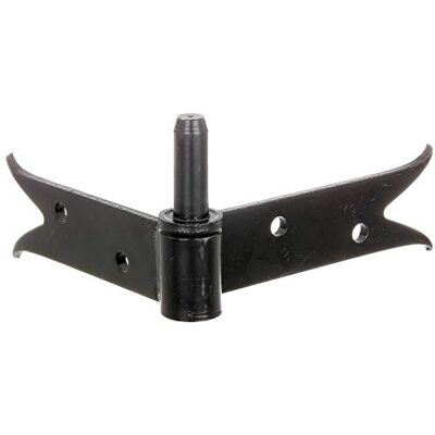 Alberts GAH- 306564 narożny klobon, do przykręcenia, kolor czarny, wymiary trzpienia Ø 14 mm, płyta 140 x 120 mm Alberts GAH- 306564 narożny klobon, do przykręcenia, kolor czarny, wymiary trzpienia Ø 14 mm, płyta 140 x 120 mm