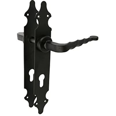 Amig Zestaw uchwytów Gładka płyta 280 x 45 mm Piłka nożna do 85 mm Idealny do zwiększenia prywatności pobytu Stalowa płyta i uchwyt Zamak Black Amig Zestaw uchwytów Gładka płyta 280 x 45 mm Piłka nożna do 85 mm Idealny do zwiększenia prywatności pobytu Stalowa płyta i uchwyt Zamak Black
