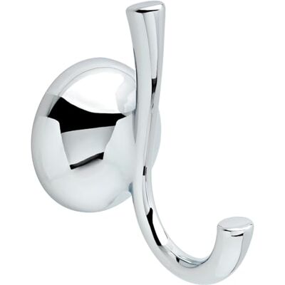 DELTA Faucet FNDS35-PC Foundations Robe Hook, Polished Chrome DELTA Faucet FNDS35-PC Foundations Robe Hook, Polished Chrome